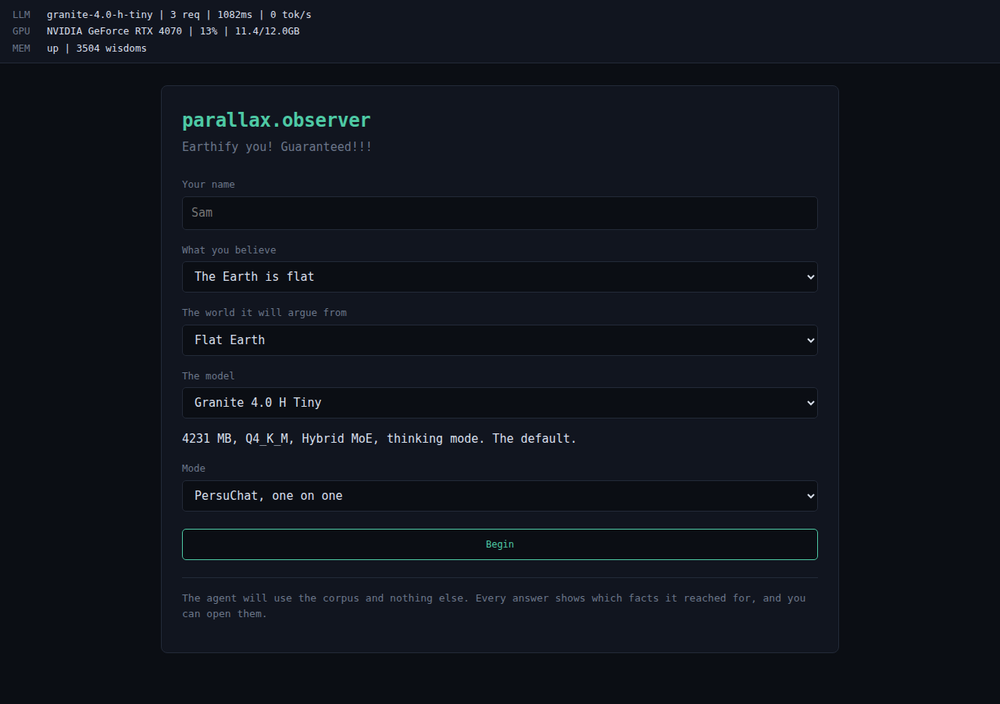The setup form: alterego, belief, worldview, model and mode
